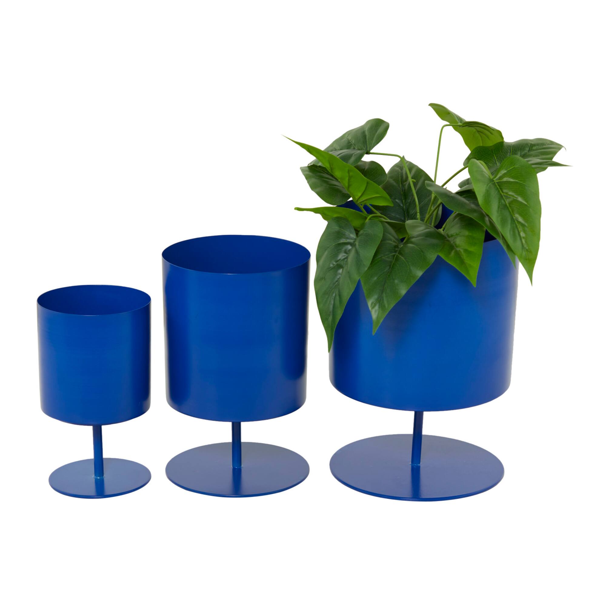 Metal Modern Planters Set